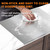 Pure Titanium Countertop Work Cutting Board with Raised Edge 23inch