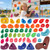SREHRLY 50 PCS Rock Climbing Wall for Kids,Rock Wall Climbing Holds,Adults Climbing Wall Grip Kits Holds Up to 230 lbs for Outdoor Indoor Home Playground Climbing Holds