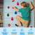 SREHRLY 50 PCS Rock Climbing Wall for Kids,Rock Wall Climbing Holds,Adults Climbing Wall Grip Kits Holds Up to 230 lbs for Outdoor Indoor Home Playground Climbing Holds