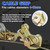 Zipline Tensioning Kit with Cable Grip Steel Wire Puller & 2 Safety Hooks