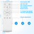 uaelua Universal Ceiling Fan Remote Control Kit Replacement, 6-Speed & Timing, Remote Replacement for 24V DC Ceiling Fan Light