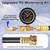 Upgraded RV Winterizing Kit, 17inch RV Blowout Hose Adapter kit with Oil Pressure Gauge & Shut Off Valve, Boat Winterizing Kit Camper Blow Out Adaptor Kit for RV, Camper, Boat, Garden Hose