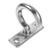 Stainless Steel Wall Mount Hook 304 Ceiling Hanger Hook with Screws Pad Eye Plate Hardware for Hanging Plants Coats Towels Hammocks Indoor Outdoor Use