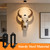 12 Pack European Style Mount Skull Hanger, Deer Skull Wall Mount Bracket Hook with Easy Installation Kits for Indoor Outdoor Small Game Animals, Black