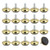 FarBoat 20 Pcs M8 Furniture Leveler Swivel Feet for Chair, Table and Sofa