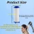 20Pcs Drivese Showerhead Filters, 2.75 Inch Ion Shower Dropse Head Filter PP Cot