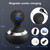MANFLY Cordless Electric Handheld Massage Ball, Rechargeable Body Massage Tool, Black