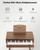 STRICH 37 Keys Kids Piano Keyboard Set, Mini Digital Piano for Kids With Stand Chair, Drawer Design Wood Piano for 3+ Girls and Boys, Walnut Color, SEK-50