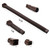 plusgutter 16.5ft Long Gutter Downspout Extensions Flexible, 4" Diameter Drain Downspout Extender, Down Spout Drain Extender for Rainwater Drainage, Extendable from 3.4ft to 16.5ft(1Pack Brown)