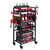 INGIORDAR Power Tool Organizer storage Cart with Charging Station,Black