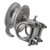 5" Pipe Track Wheel Galvanized, 1 7/8" Round Post, 1 7/8" or 1 5/8" for Chain Link Fence Gate Frame, Chain Link Rolling Gate Track Sliding Gate Rollers,Double U - Pack of 2