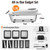 8-Blade Cook Tool & Gadget Sets, Egg Slicer Chopper Grater Set, White