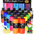 Nicpro 20 Colors Large Outdoor Acrylic Paint Set, 8.45oz Waterproof Paints