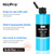 Nicpro 20 Colors Large Outdoor Acrylic Paint Set, 8.45oz Waterproof Paints