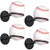 Threan 6 Pcs Baseball Wall Mount Holder, Metal Display Rack for Softball