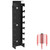 DITKOK Locking Ratchet Binder Rack, Heavy-Duty Metal Ratchet Binder Holder, Powder-Coated Ratchet Load Binder Storage Rack, Holds Up to 7 Binders, Keeps Ratchet Binders Secure on Truck & Trailer