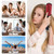 STYLANCE Boar Bristle Clamp Hair Brush, Ceramic Double Sided Brush Clamp Straightener,Detangling, and Styling Hair