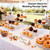 YestBuy Stackable Clear Display Risers, 8 Pcs Acrylic Cupcake Stands for Party-Farmhouse Food Display for Buffet, Vendor Events, Wedding & Birthday