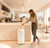 Huaqinglian 35L/9 Gallon White Gold Stainless Steel Commercial/Kitchen Trash Can, Round Open Top Waste Bin Garbage Bin for Home Office Restaurant (White Gold, 9gallon)