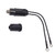 supmory TV Antenna Connector Matching Transformer 300 Ohm to 75 Ohm HD/UHF/VHF/FM TV Video Converter