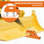 EBESTTECH Tractor Bucket Receiver Hitch 2 inch Clamp on Trailer Hitch for Tractor Non-Slip Bucket Hitch Ball for Lawn Kubota Deere Bobcat Orange Attachment