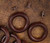 20 Pack Wooden Drapery Curtain Rod Rings with Clips 3 Inch Outer Diameter Natural Farmhouse Beech Wood Carved Drapes Rings 1.8 Inch Interior Diameter for 1-1.5 Inch Curtain Rod Pole (Retro Brown)