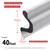 SILIENTWERK 40 Feet Kerf Door Weather Stripping Door Seal, Long Reach V-Shaped Door Seal Strip for Door Frame Door Weatherstripping Insulation Strip Door Soundproofing for Large Gap(White)