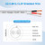 22/2 Shielded Wire 50FT CL3P Jacket Pure Copper Wire, Spool 22 Gauge 2 Conductor Stranded Plenum Cable for Security Alarm Access Control Sound
