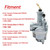 CDZWJ 250 Carburetor+14451-00-00Air Filter +HF143 Oil Filter+Fuel Gas Petcock Compatible with 1992-2000 Yamaha Timberwolf YFB 250 YFB250FW YFB250FWL Yamaha Moto 4