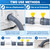 Toutoulee 20 FT Washing Machine Drain Hose with Adapter and 2 Clamps