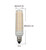 Edearkar 15W E11 LED Bulb Dimmable 136LEDs 150W Halogen Bulbs Equivalent, 1500lm, 110V, Warm White 3000K, E11 Base, Dimmable LED Candelabra Lamp for Home Light, Pack of 4