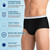 Blosssound 6 Pack Men's Incontinence Underwears Reusable Washable Leak Proof Underwears Protection Incontinence Briefs Men Bladder Control with Regular Absorbency for 150ml(Black,Extra Extra Large)
