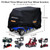 Mobility Scooter Cover,SRIMMIT Heavy Duty 420D Oxford Fabric Electric Scooter Cover, Waterproof,Anti-UV,Durable with Waterproof Strip,Reflective Strips,3 Buckles and Storage Bag 3XL（77" x 29" x 47"）