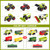 Oriate Farm Tractor Toys Vehicle with Animals & Activity Play Mat, 38Pcs Educational Realistic Kid's DIY Diecast Set, Kids Tractors Trailer Sprayer Cow Animal Toy Birthday Gift