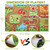 Oriate Farm Tractor Toys Vehicle with Animals & Activity Play Mat, 38Pcs Educational Realistic Kid's DIY Diecast Set, Kids Tractors Trailer Sprayer Cow Animal Toy Birthday Gift