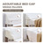 Bed Wedge Gap Filler King Size, Wedge Pillow for Headboard Gap, 76×10×6 in