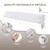 Bed Wedge Gap Filler King Size, Wedge Pillow for Headboard Gap, 76×10×6 in
