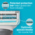 Gillette Venus for Pubic Hair and Skin Shaving Set, Women’s Razor, 1 Handle + 2 Blade Refills + 2-in-1 Cleanser