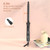 K&K 0.75" Tourmaline Ceramic Curling Iron, Professional Hair Curler Clip