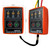 3 Phase Sequence Tester,Phase Rotation Meter Checker 20Hz-400Hz,Phase Indicator Order Detector,Phase sequencer 60V to 600V AC with LED and Buzzer SM852B