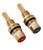 Kolidaer Replacement 1-001 & 1-002 Newport Brass Ceramic Valve Cartridge Set, Hot and Cold, Lead-Free, 2-5/8 Inch Height, for Widespread Faucets