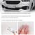 40x13" Car Grill Mesh for Bumper,Cuttable Metal Mesh Grill with 3x6mm Diamond Shaped Eyelets for Blocking Stones/Branch,Aluminum Alloy Car Metal Meshes Screen Grille Inserts (3x6mm Diamond)