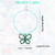 RAINDEWLL Butterfly Necklaces for Women Butterfly Choker Necklace Green Pendant Necklace Jewelry Halloween Accessories