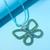 RAINDEWLL Butterfly Necklaces for Women Butterfly Choker Necklace Green Pendant Necklace Jewelry Halloween Accessories