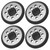 Fibvaxm 4 Pack Orbital Sander Replacement Pad for DeWalt, 5 Inch 8 Hole Hook and Loop Metal Sander Pads for DWE6421 6421K DWE6423 6423K DCW210B DWE64233 and N329079 Replacement Pad