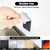 Heavy Duty Adhesive Hook and Loop Strips, 8 Sets (1.18” x 3.15”), Waterproof & Heat Resistant – Strong Mounting Fastener for Indoor Outdoor, Wall, Glass, Tile, Metal, Wood