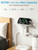 Multi Plug Wall Outlet Extender, USB Ports with Shelf & Night Light, White