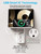 Multi Plug Wall Outlet Extender, USB Ports with Shelf & Night Light, White