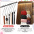 HANLANXUE 4 Pack Purse Organizer for Closet, Purse Hanger with 10 Big Hooks, 360 Degree Rotation Bag Holder for Organizer Display, Foldable Space Saving Hangers Rack for Handbag, Belt, Scarve, Tie