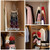 HANLANXUE 4 Pack Purse Organizer for Closet, Purse Hanger with 10 Big Hooks, 360 Degree Rotation Bag Holder for Organizer Display, Foldable Space Saving Hangers Rack for Handbag, Belt, Scarve, Tie